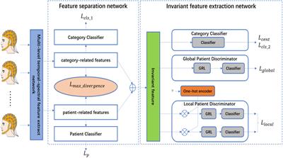 Feature separation and adversarial training for the patient-independent detection of epileptic seizures